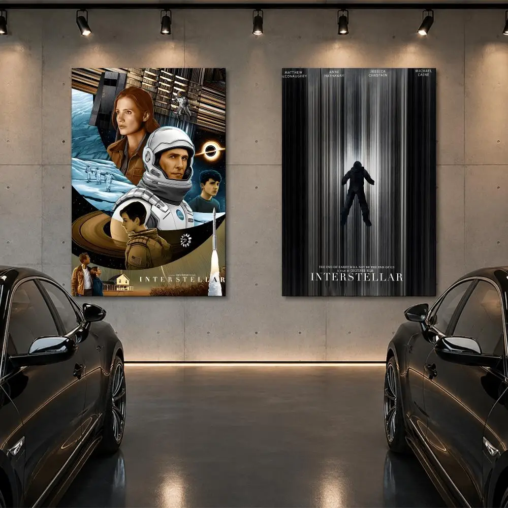 Interstellar Poster Room Decor Home Wall Art Printing Waterproof Garage BedRoom Posters Gift