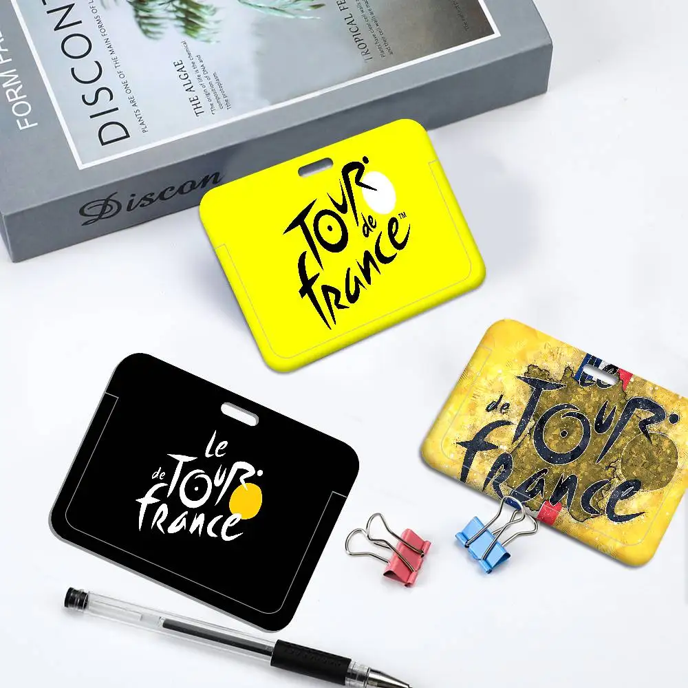 Tour De France Badge Holder PVC Material ID Card Case for Work Nurse Key & Wallet