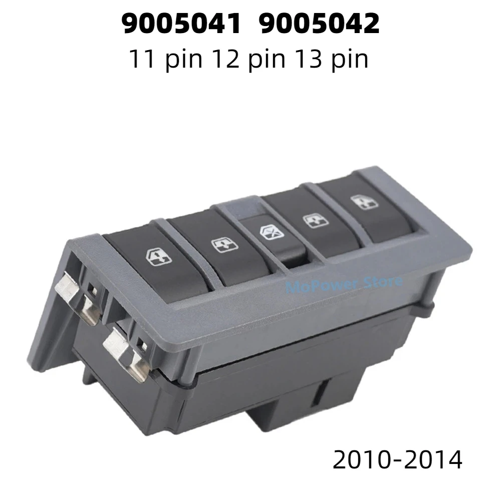 ​New 11 pin 12 pin 13 pin Window Lifter Control Switch for Chevrolet Sail 2010-2014 4Buttons 9005042 9005041