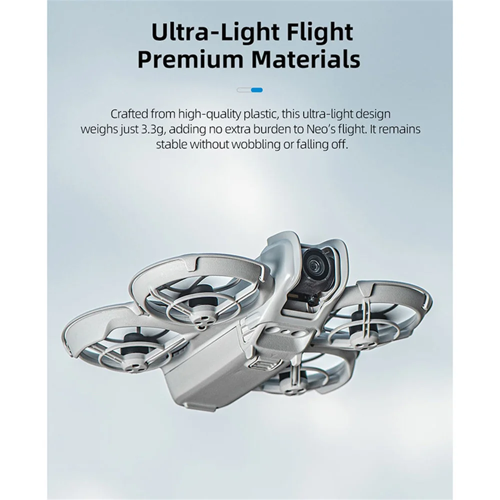 Ochrona Gimbala, Ochraniacz Obiektywu, Plastikowa Listwa Antykolizyjna do DJI Neo, Akcesoria do Drona, Ochraniacz Gimbala, Lekka Listwa Ochronna