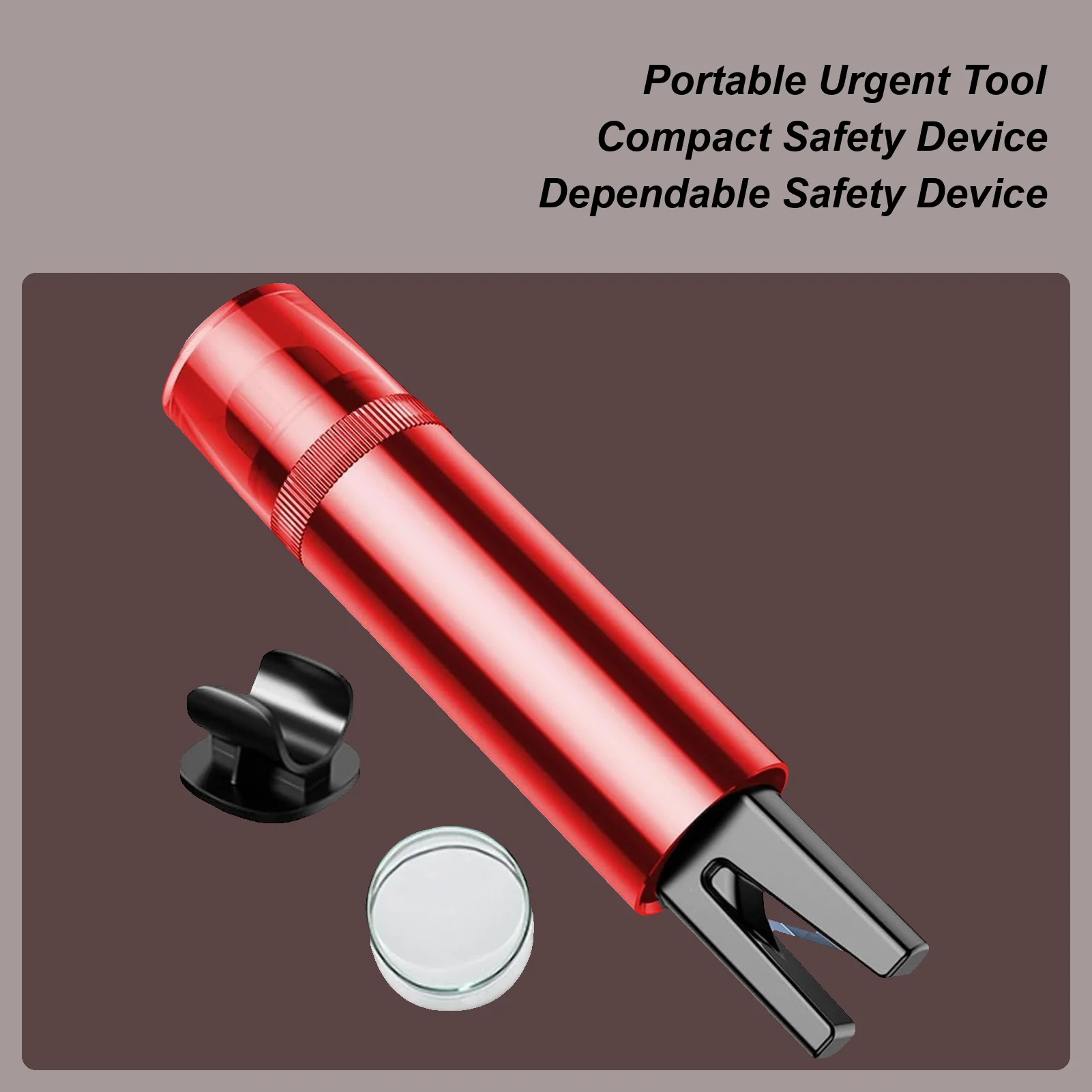 

Резак для ремней безопасности и разбиватель стекла Портативный автомобильный молоток безопасности и резак для ремней безопасности Высокоинтенсивная вольфрамовая сталь для побега автомобиля