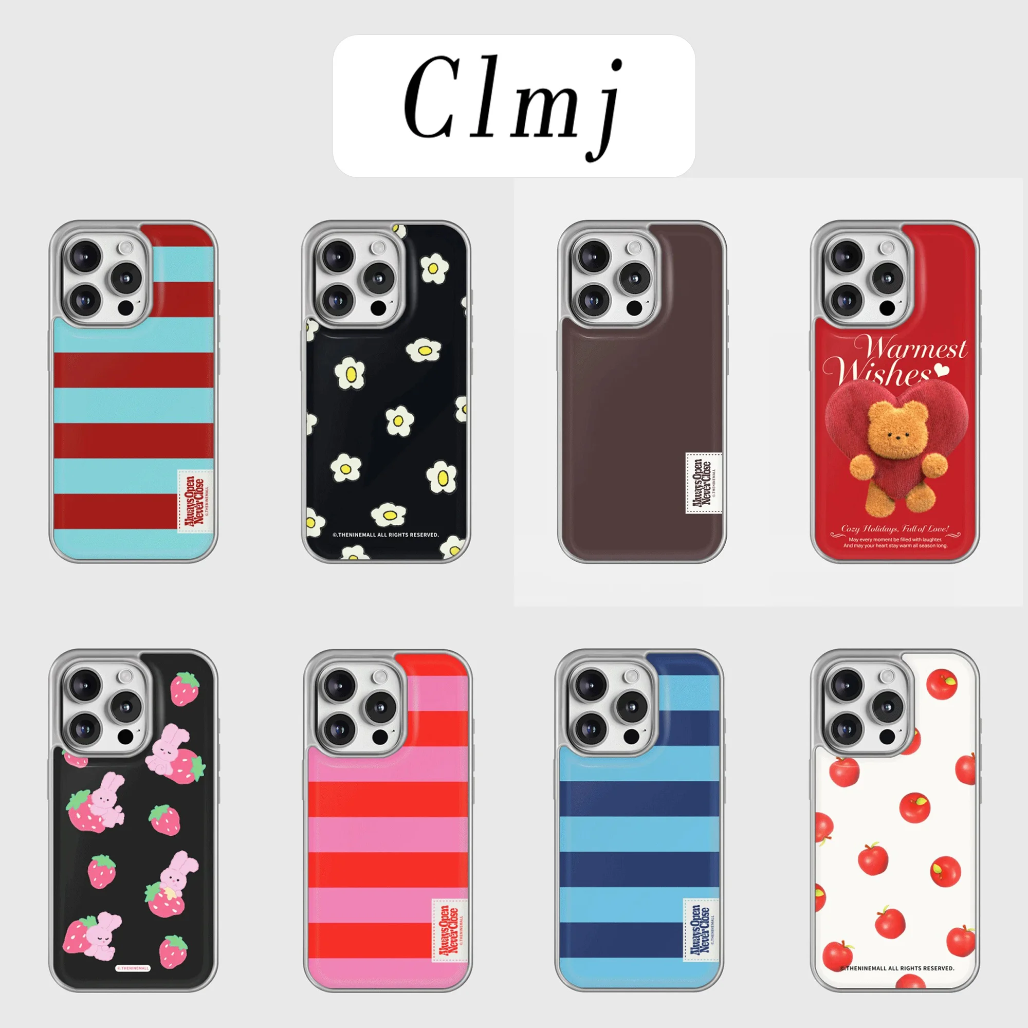 Чехол Clmj с цветными полосами для iPhone 17, 16e, 16, 15, 14, 13, 12, 11, Air, Pro Max, X, XR, XSMAX, 8, 7 Plus – роскошный прозрачный мягкий чехол-накладка