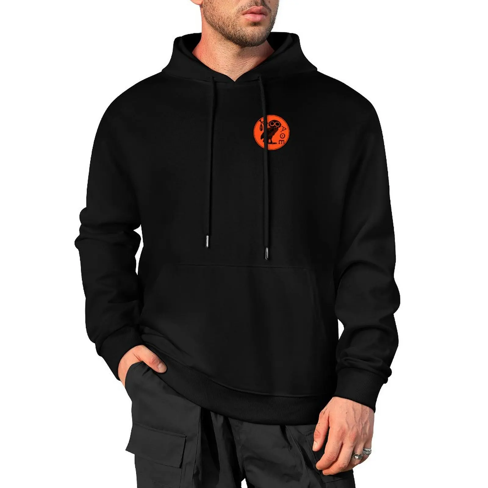 

Athenian black-figure ceramic coin Pullover Hoodie japanese style aesthetic clothing men's clothes hoodie graphic