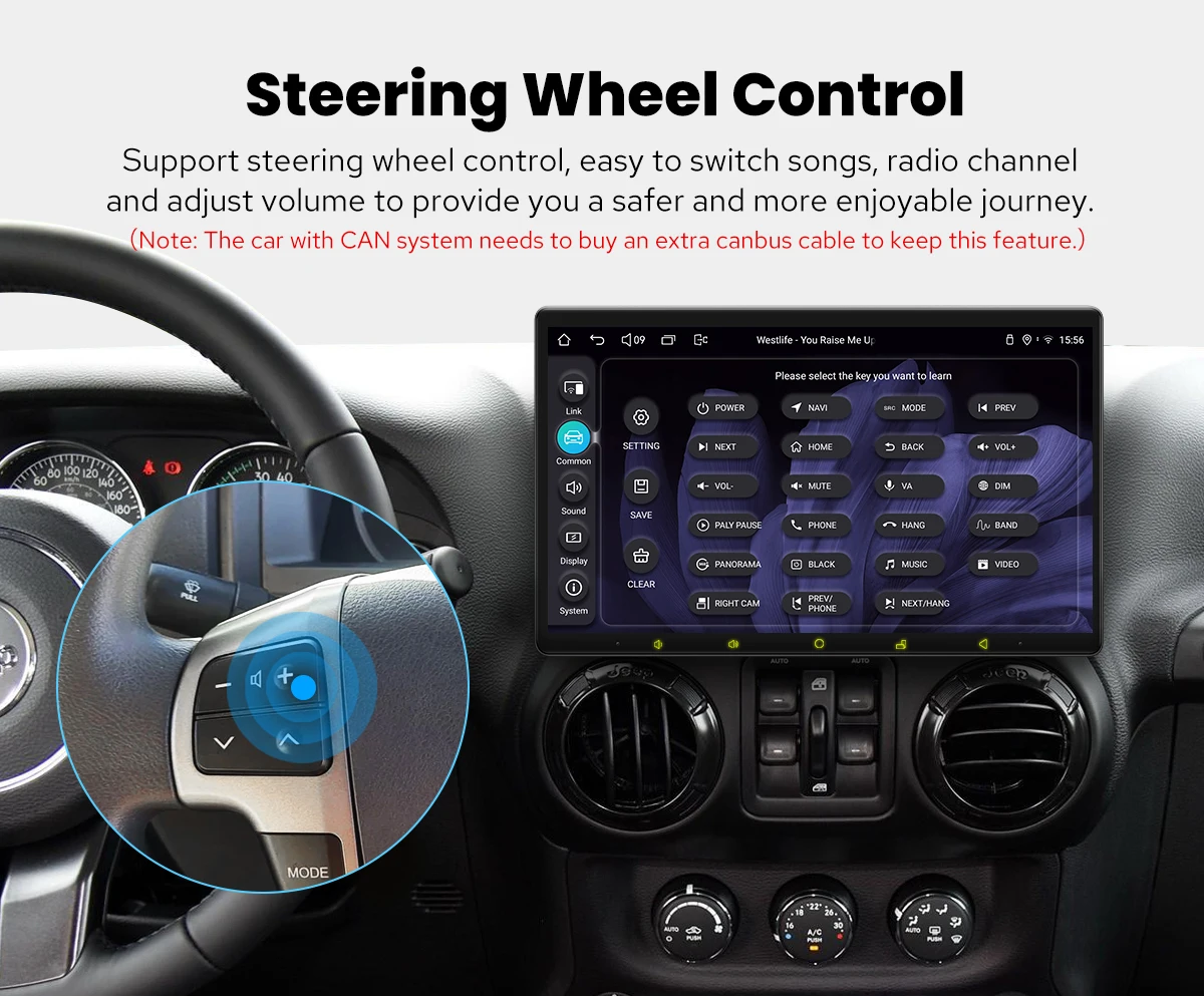 JOYING 11.6"13.3"15.1" Android 13 Car Radio Stereo Universal 2Din Head Unit Multimedia Player Support Apple Carplay Android Auto