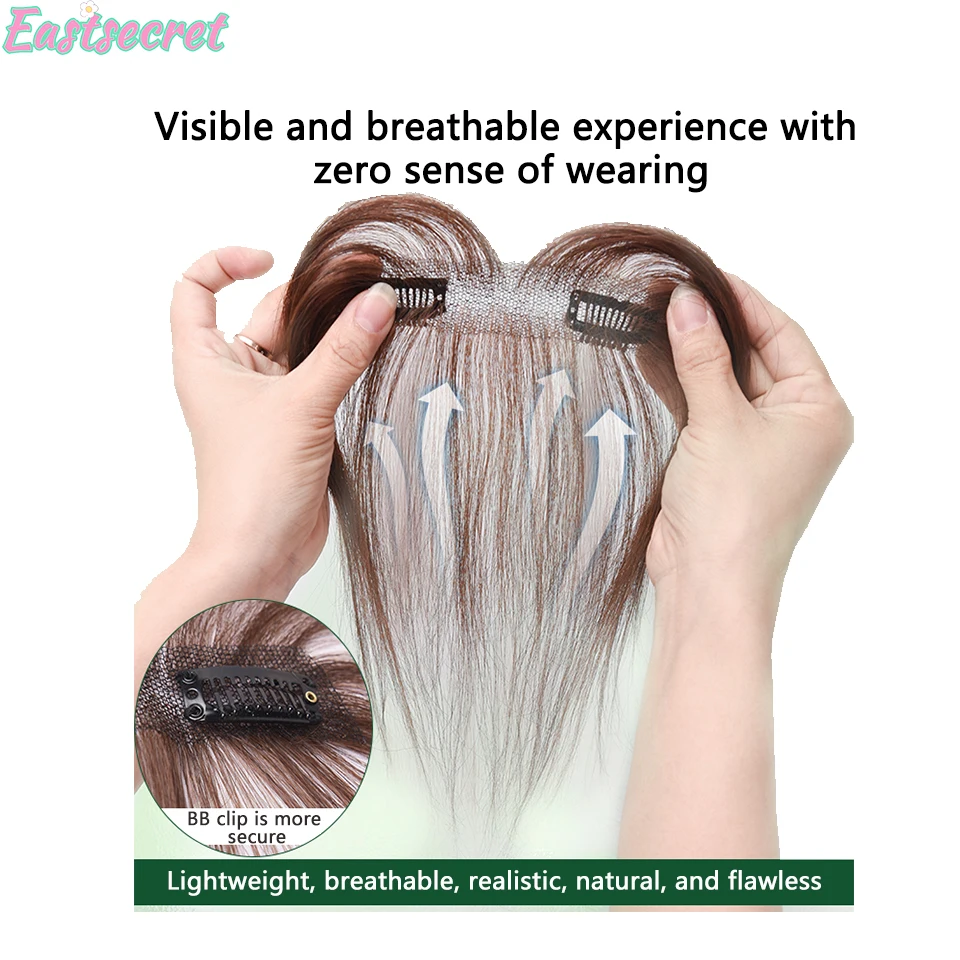 EASTSECRET Bangs Wig Women\'s Summer Wig Patch Lanugo Bangs Natural Forehead Invisible And Traceless Hairline Wig Patch