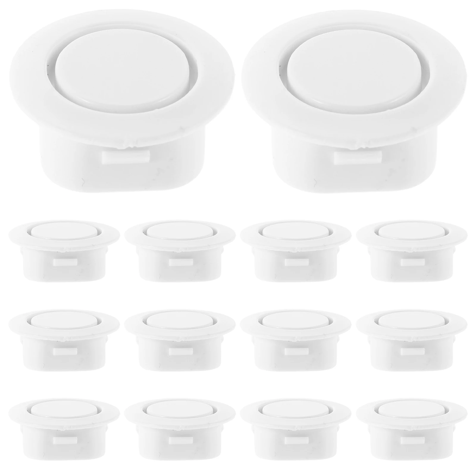 

20pcs Bumper Decorative Cover Rubber Cap White Hole Stopper Automotive Accessories Car Radar Hole Protective Durable Smooth