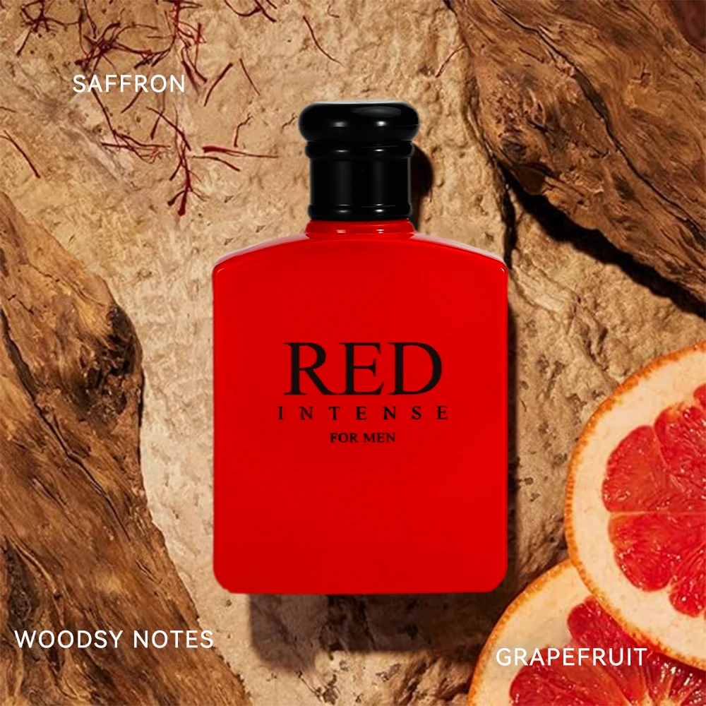 RED CHARM Eau de Parfum Spray 3.4 Ounce / 100 Ml Multi-Layered Fragrance Aromatic Fragrance for Men Men's EDP Perfumes Fruit view 3