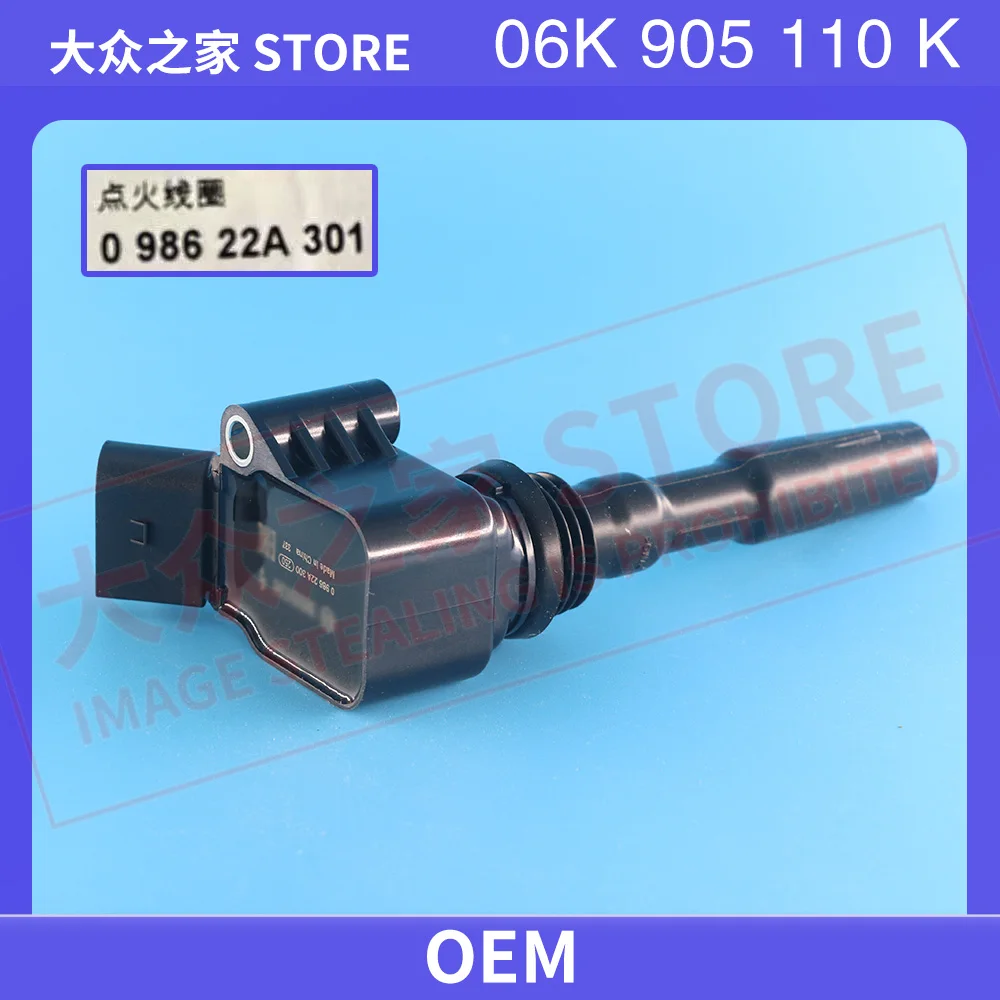 

0 986 22A 301-81W 06K905110C 06L905110K Ignition Coil for EA888 Audi A1 A3 A4 A5 A6 Volkswagen Touran 06L905110H 06K905110G