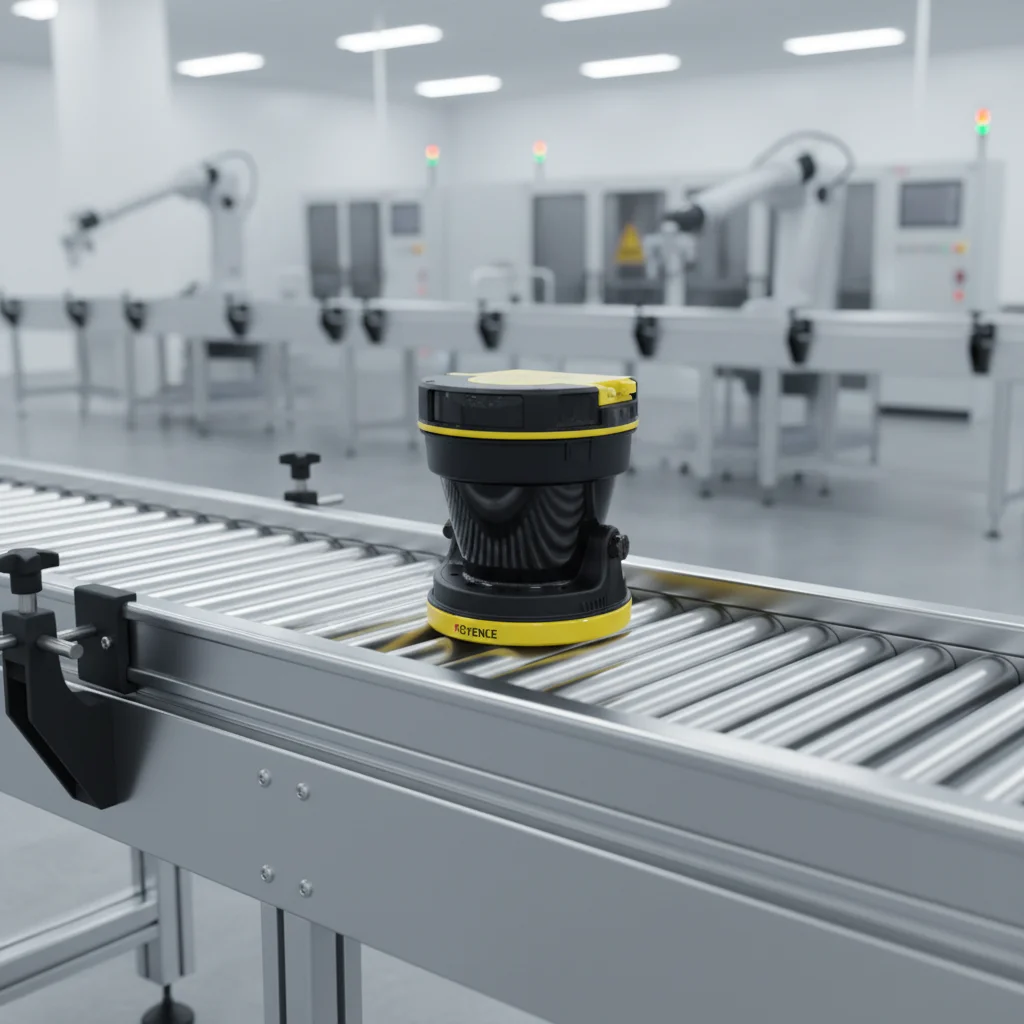 Laser distance sensor IP67 protection 0~ 50mm range, used for precision measurement and positioning