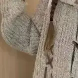 

Ezgaga вязаный кардиган женский винтажный с кроличьими ушками с капюшоном 202, осень-зима, свободная верхняя одежда, милый свитер, женский повседневный шик