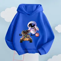 Disney'S 2024 Robotic Adventure Hoodie: Fun Wall-E Prints, Casual & Comfortable For Kids' Everyday Wear, Ages 3-14