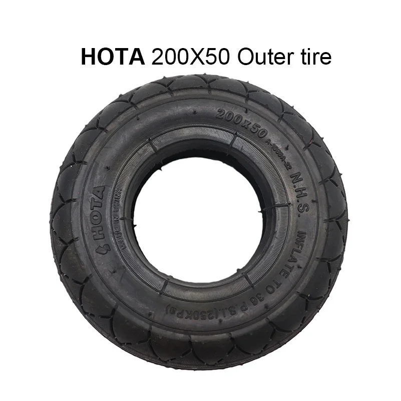 200x50 Inner Tube Outer Tire 8 Inch Wheel Tyre with Hub for Electric Scooter Razor E100 E200 Razor Dune Buggy EPunk 200*50