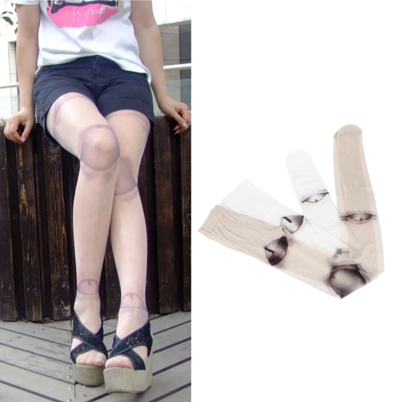 Women Harajuku Novelty  Pantyhose Japanese Gothic Style Anime Jointed for DOLL  3D Print Tights Cosplay Hosiery 449B