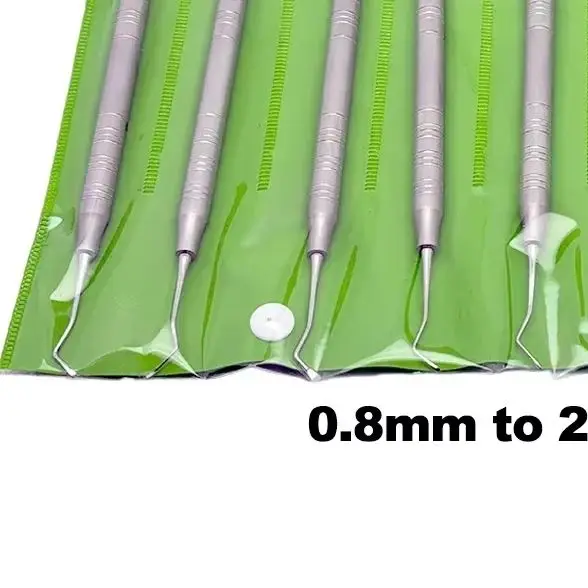 

8Pcs/set Dental Gracey Curette Periodontal Bone Curettes Perio Dental Tooth Cleaning Dentist Tooth Cleaning Instrument Tools
