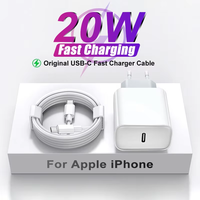 PD 20W USB Type C Charger Fast Charging Power Adapter TypeC Cable For iPhone Samsung Xiaomi Wall Phone Charger Quick Charge Plug