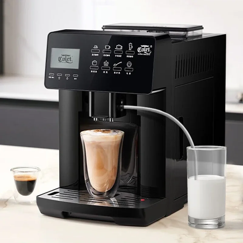 Fully Automatic Coffee Machine Built in Grinder with Self-cleaning Function 19Bar Italian Espresso Machine