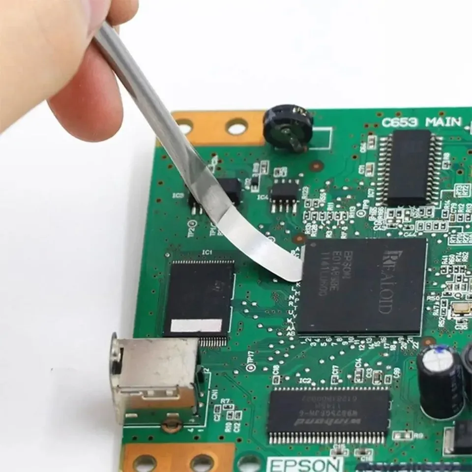 Kit de 8 piezas para remover pegamento de CPU y chips, herramientas de reparación para teléfonos y computadoras 5