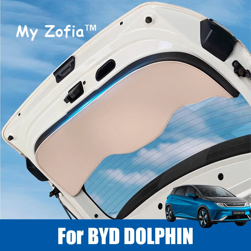 

For BYD Dolphin 2023 2024 2025 Car Trunk Door Protection Mat Luggage Door Leather Trunk Mat Interior Decoration Pad Accessories