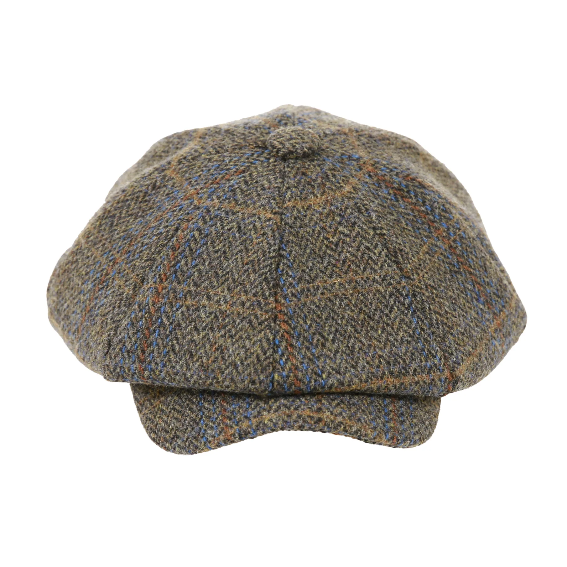 Men\'s and Women\'s Fashion Beret Leisure Octagonal Cap British Retro Street Versatile Painter Hat Harris Tweed Newsboy Cap