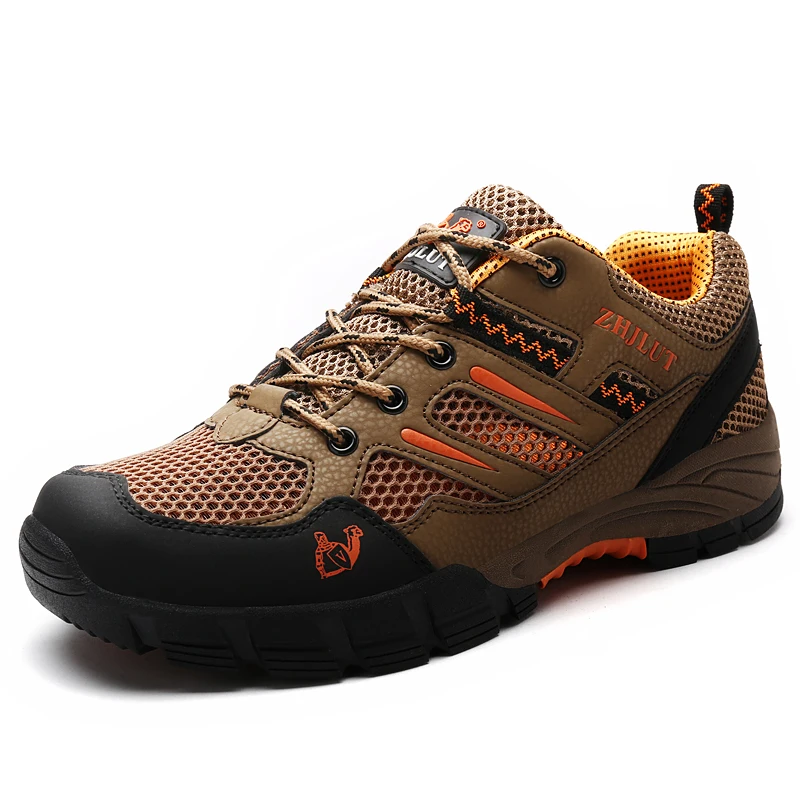 2025 Summer Men Casual Shoes Outdoor Mesh Sneakers Women Non-slip Trekking Hiking Footwear Camping Spring Trail Running Shoes - Image 2