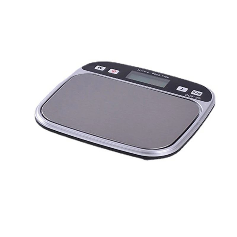 Fashion Metal Electronic Scale Waterproof Scale Digital Weighing Scale Plastic Texture for Kitchen and Jewelry