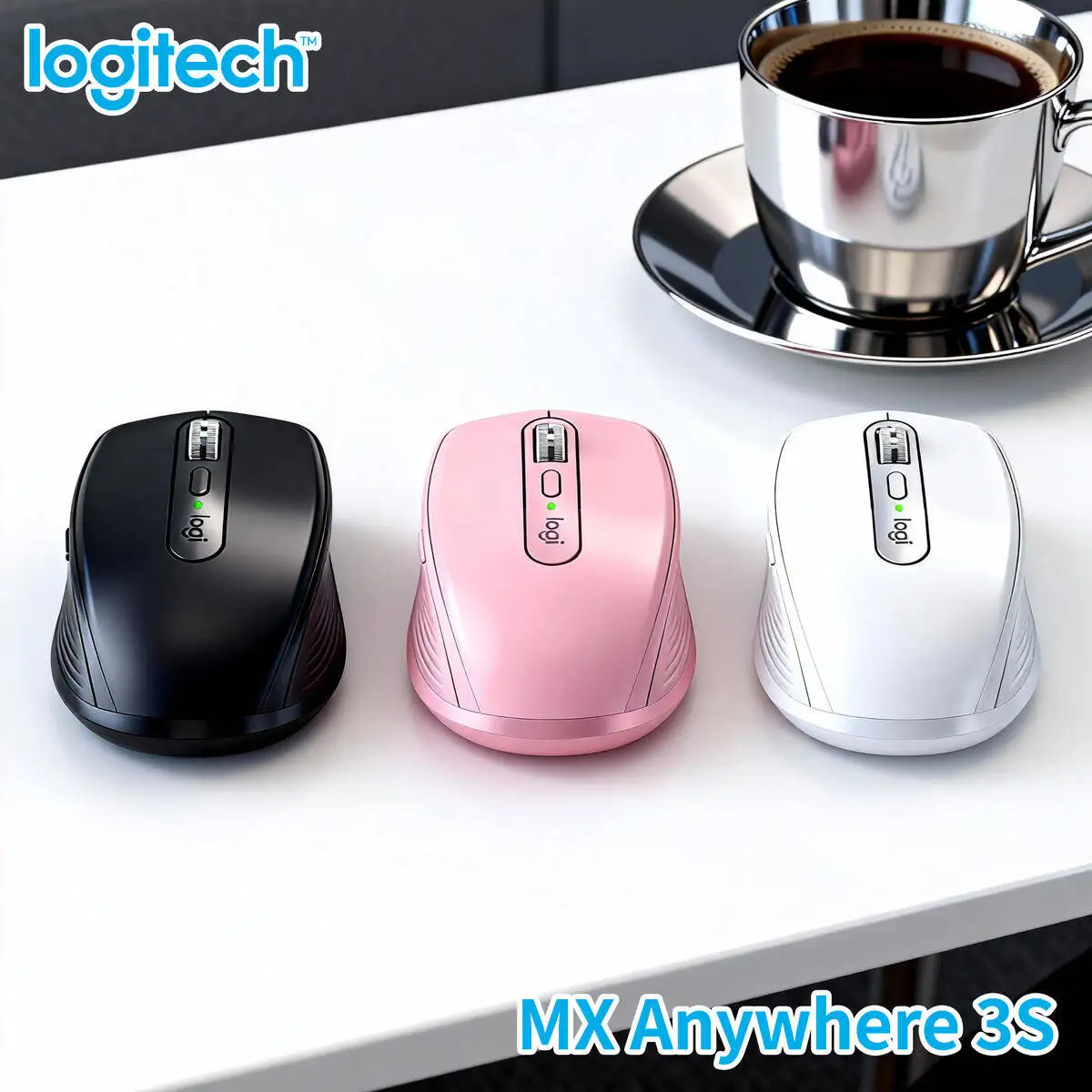 

Logitech MX Anywhere 3S Silent Mouse for Architects Design Work Multi-Device