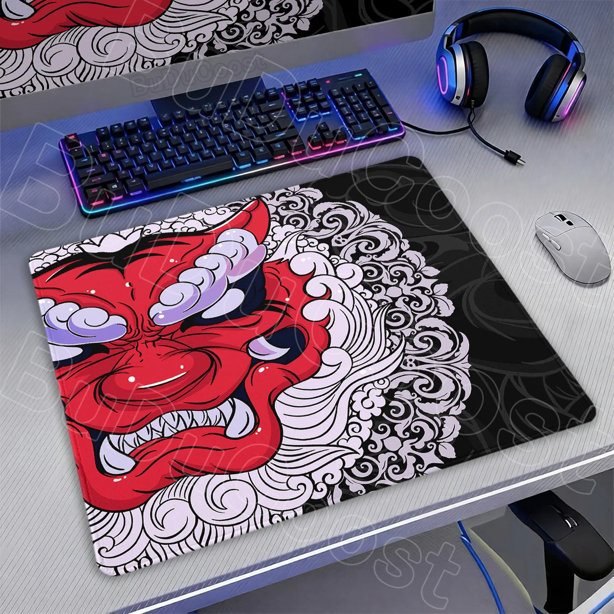 220x180x2mm gabinete portátil gamer velocidade deskmat tigre quadrado tapis de souris pequeno pc acessórios antiderrapantes 400x450x2mm teclado