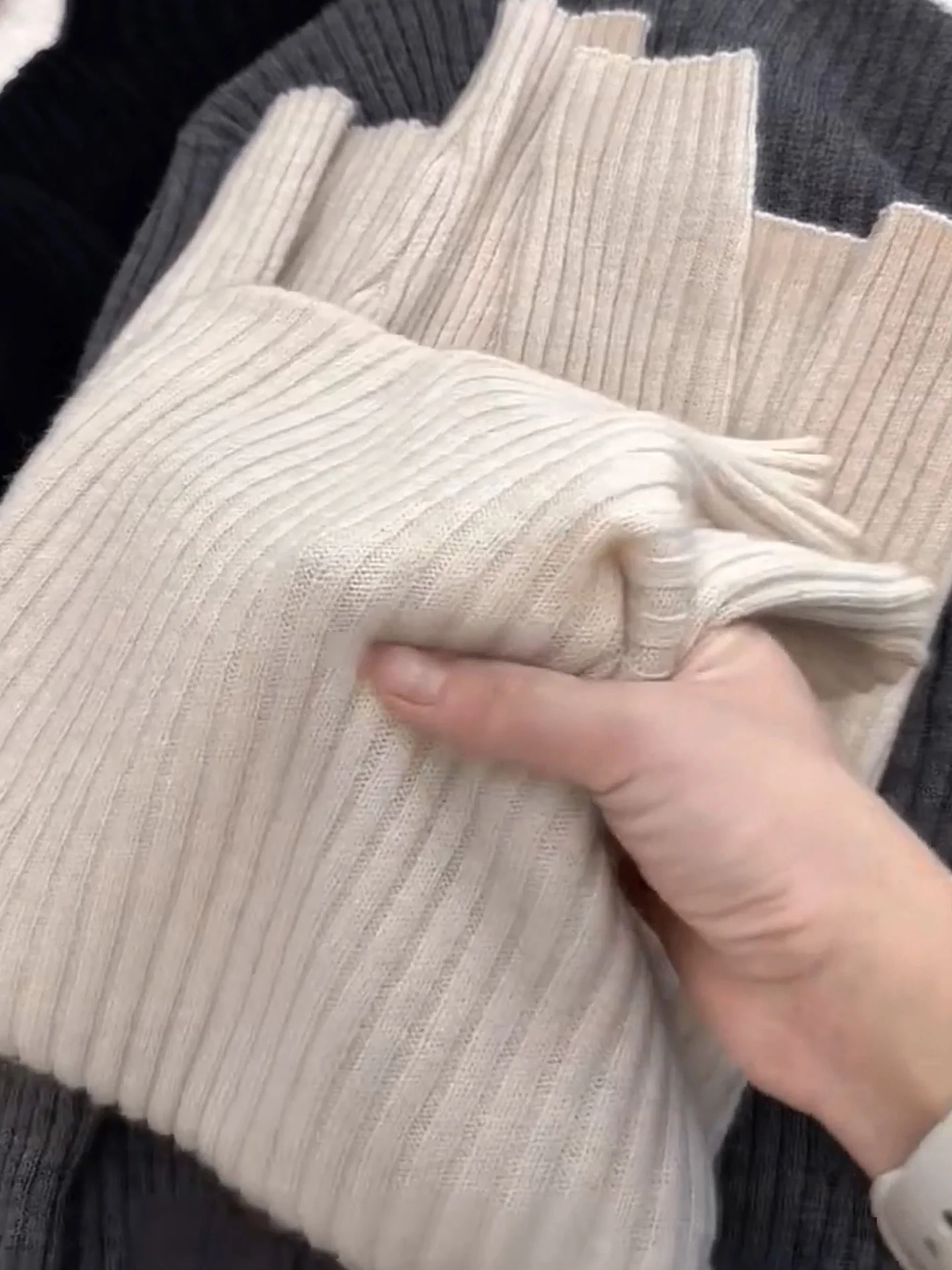 Ele High Ne Camere Sweater Casual Long Sve Overhead Pure Color Winter Knitted Top Women's Skin-friendly Versatile