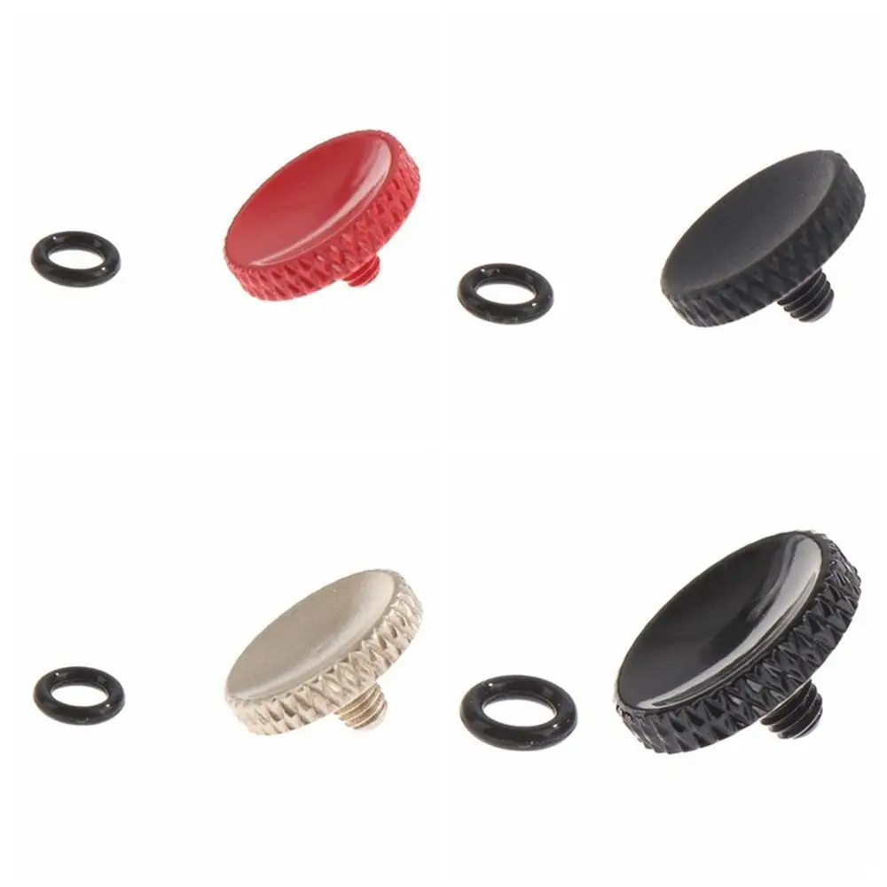 Concave Shutter Release Button Copper Ergonomic Camera Shutter Button Knurling Design SLR DSLR Camera Triggers