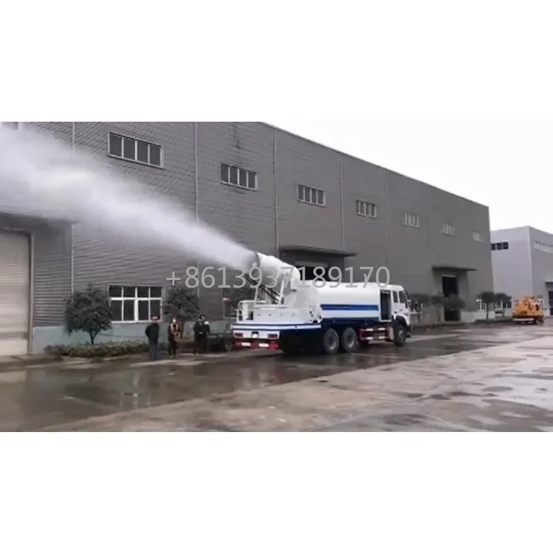 320° Rotatable Remote Control Fog Cannon | Stainless Steel Nozzles 30/40/50/60/70/80/100m Range