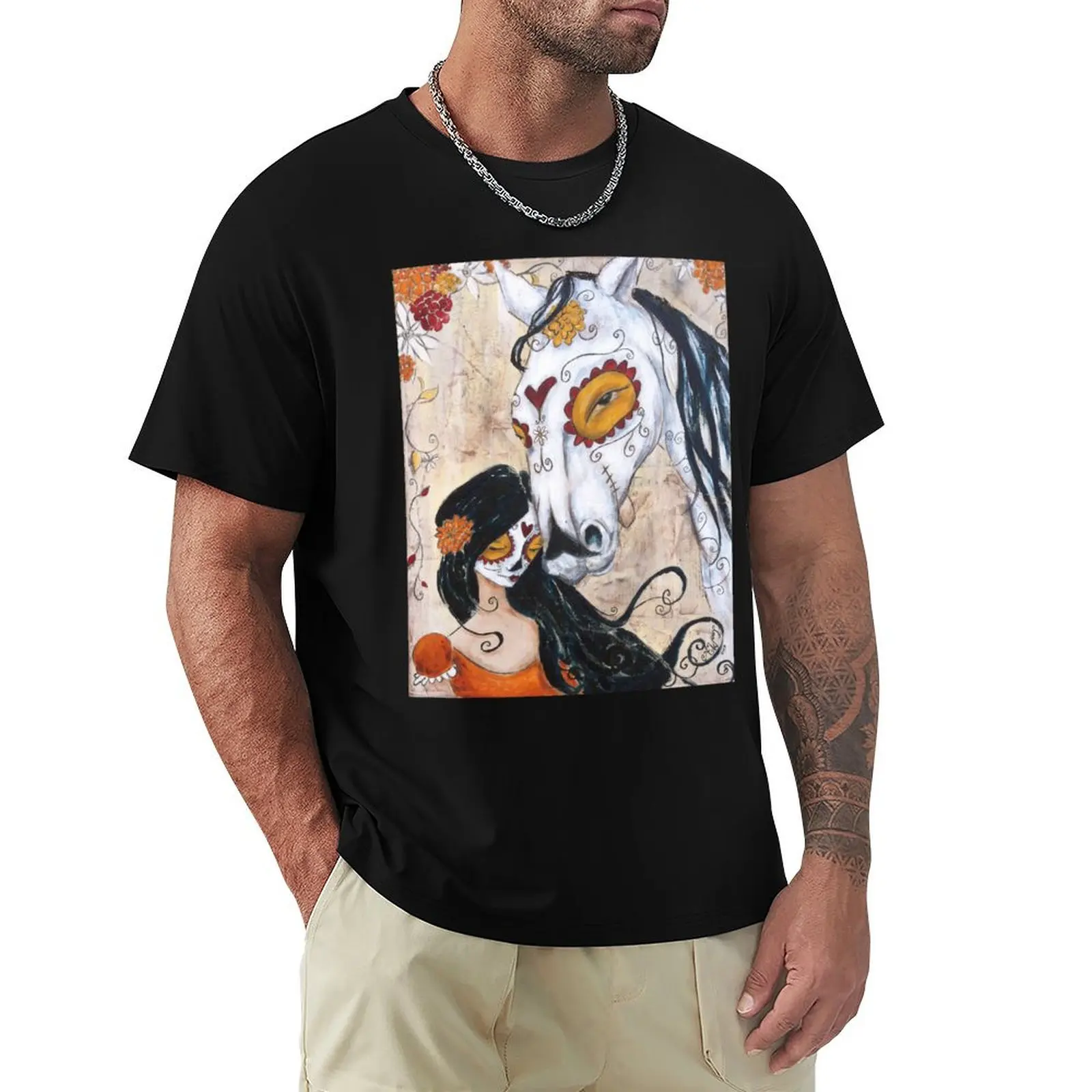 en el valle de sombre de muerte T-Shirt Large Size Casual Short Sleeve Top