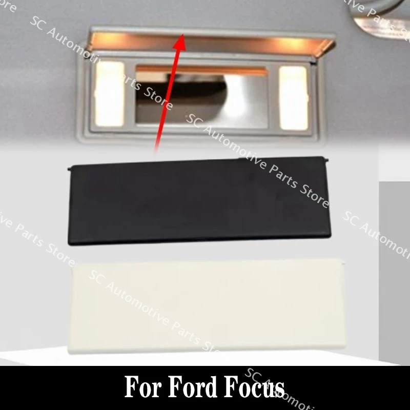 

Sun Visor Makeup Mirror Cover Flip Shade Blind Sunshield With Lamp Cover Beige Black For Ford Focus