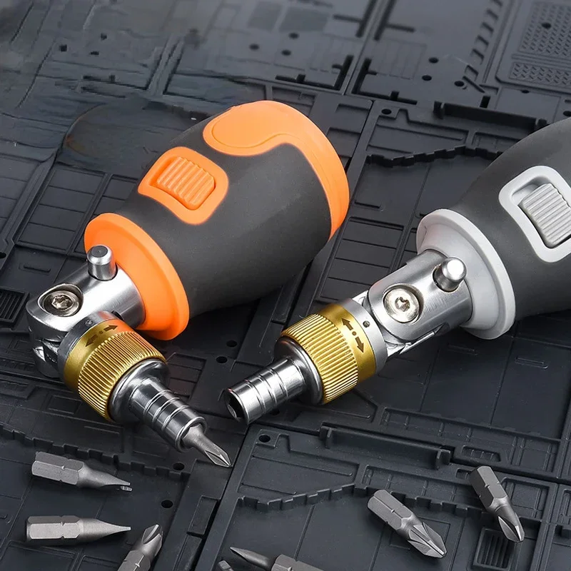 impact rated multi bit screwdriver ajustavel ratcheting screwdriver magnetic nut driver tool cruz slotted hex em 1 01