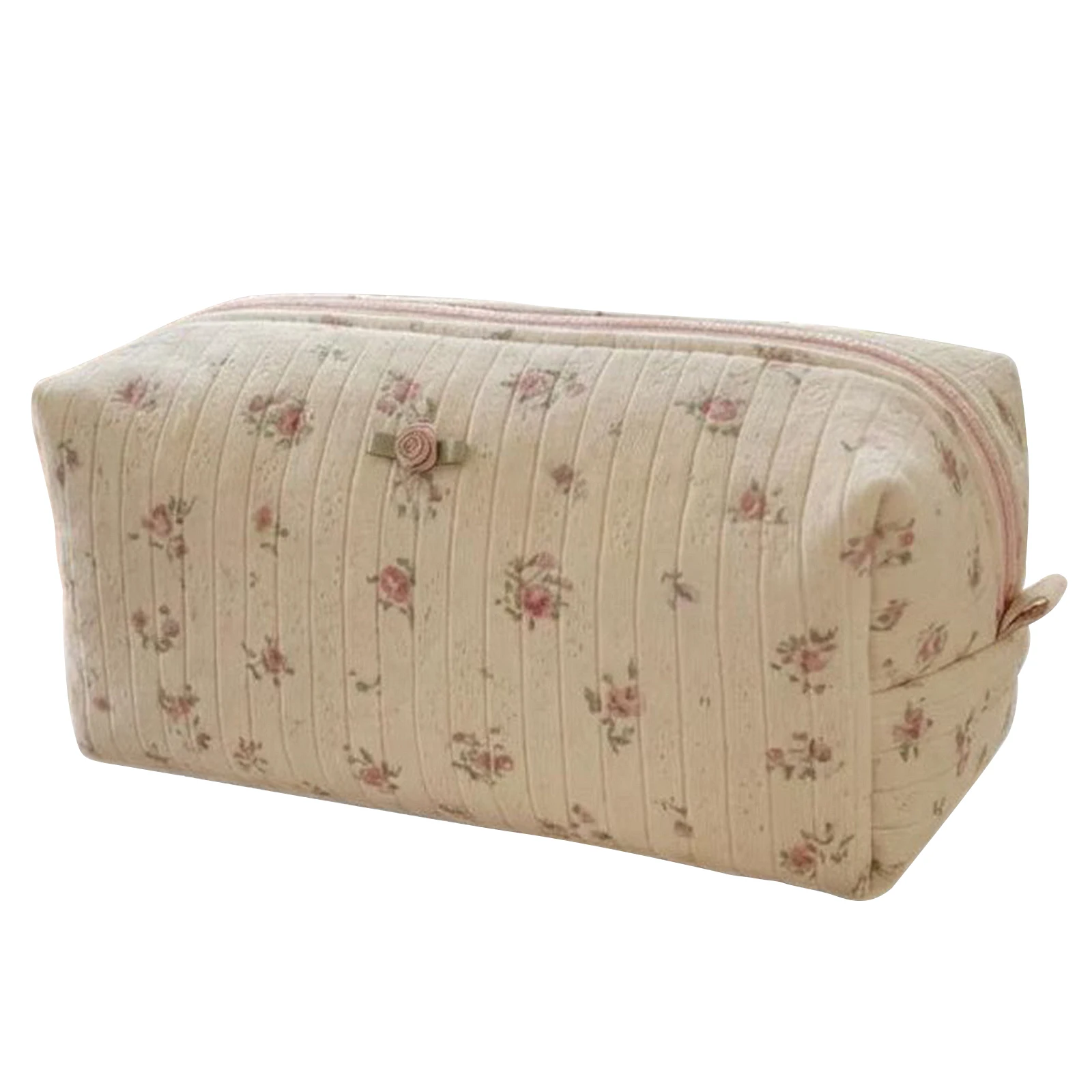 Toiletries Storage Bag with Zipper & Multi-compartments Pencils Organiser Travel Cosmetic Bag Large Capacity for Women and Men