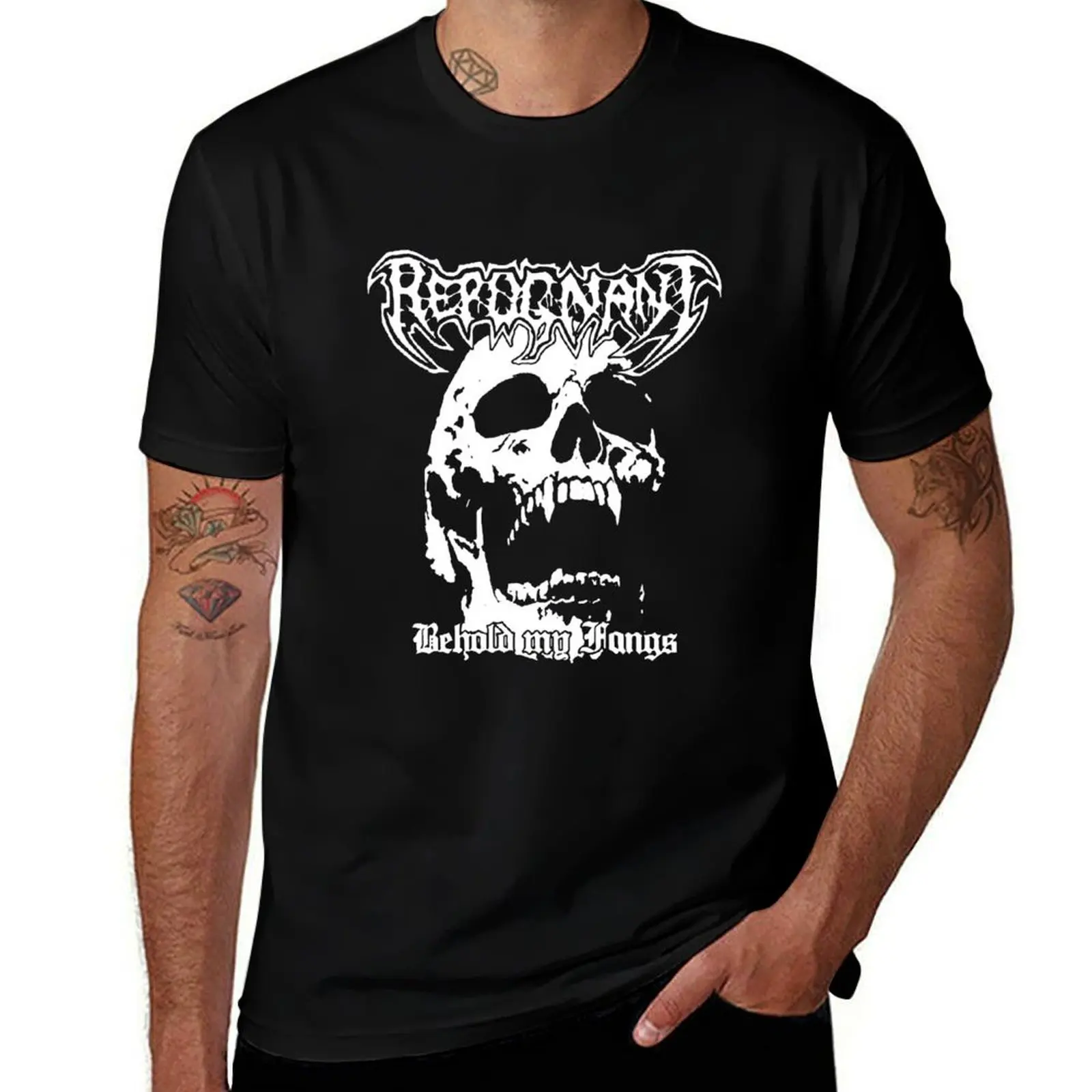 

Fangs Behold Repugnant My T-Shirt Basic Short Sleeve T-Shirt for Men