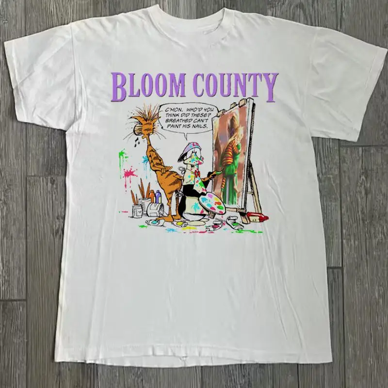 

Хлопковая футболка для взрослых с рисунком Bloom County 8D602