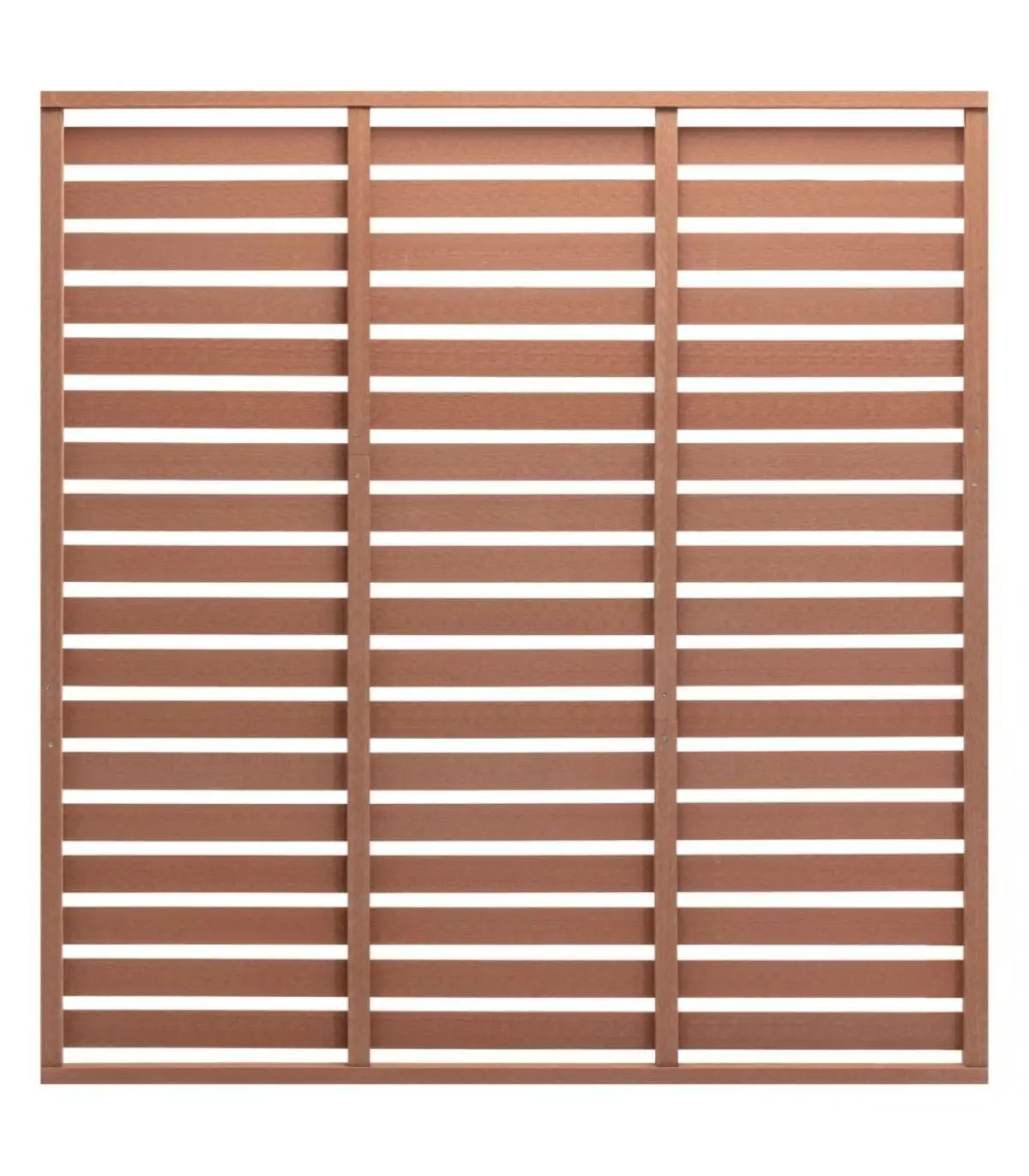 170x180 cm Brown WPC fence Panel fence panels