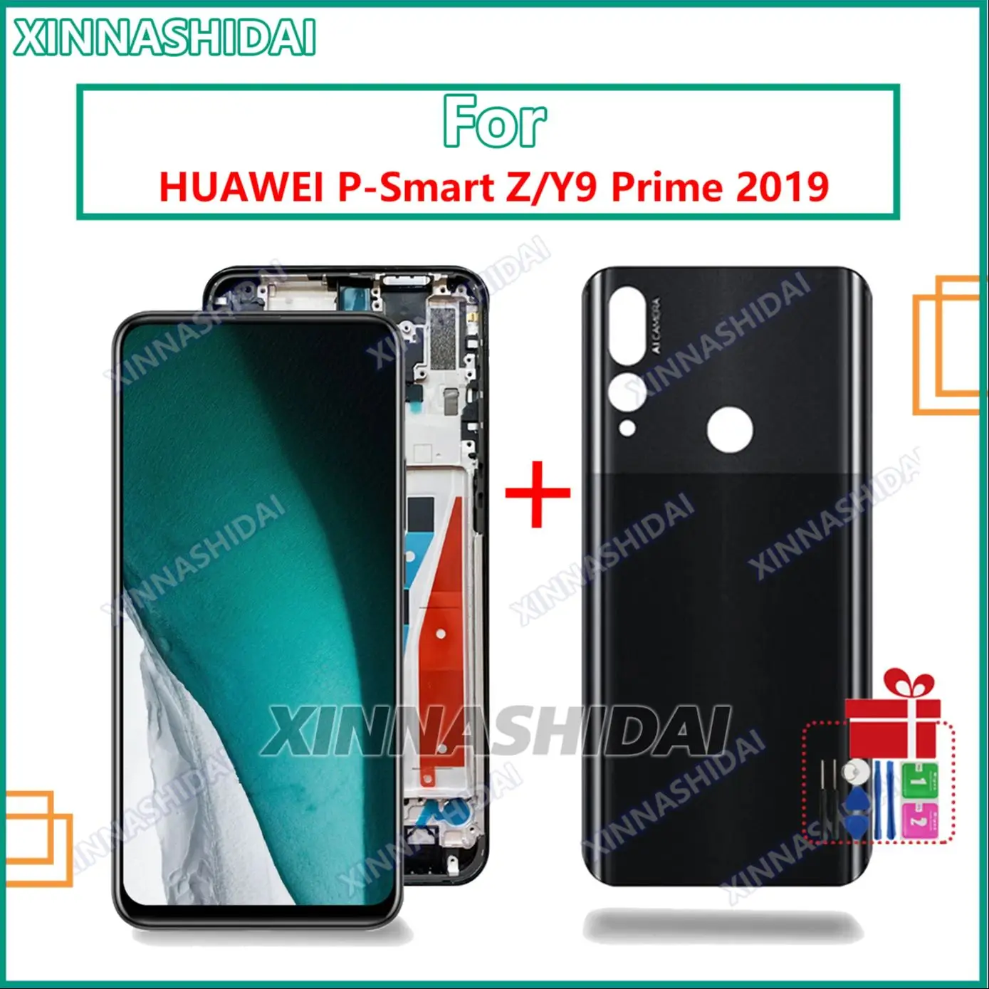 6.59\' LCD Display For Huawei Y9 Prime 2019/P Smart Z LCD STK-LX1 LCD Display Touch Screen Digitizer Assembly Replacement