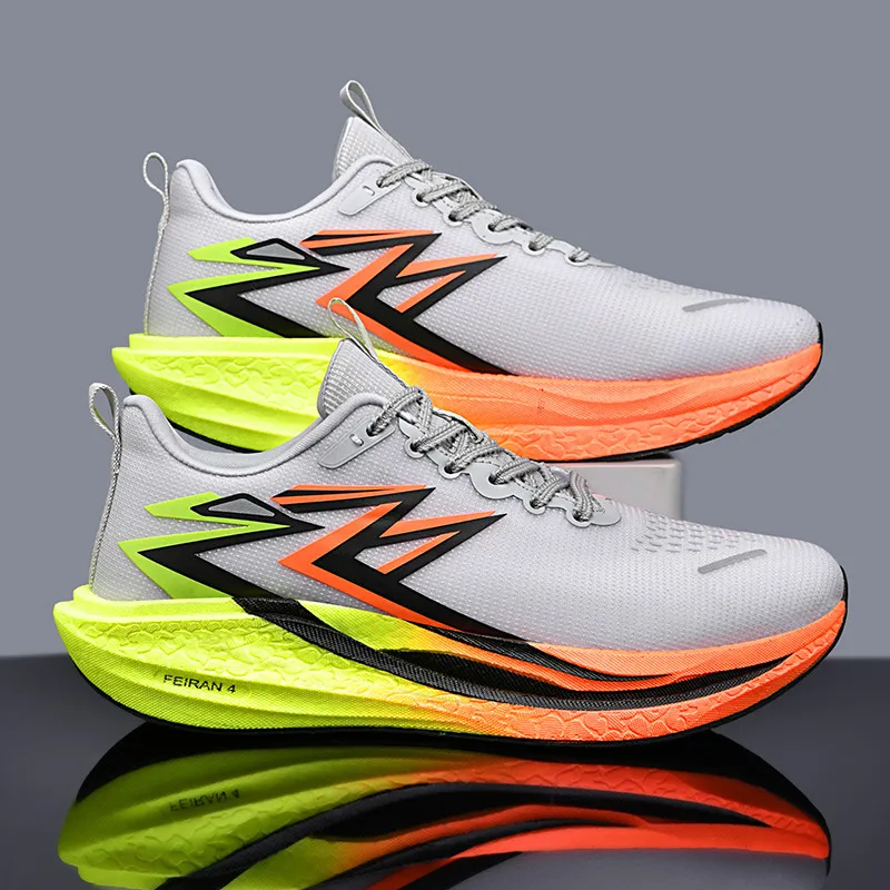 

Unisex Running Shoes Professional Anti Slip Comfort Breathe Sports Shoes Lightweight Flat Training Sneakers for Men Women
