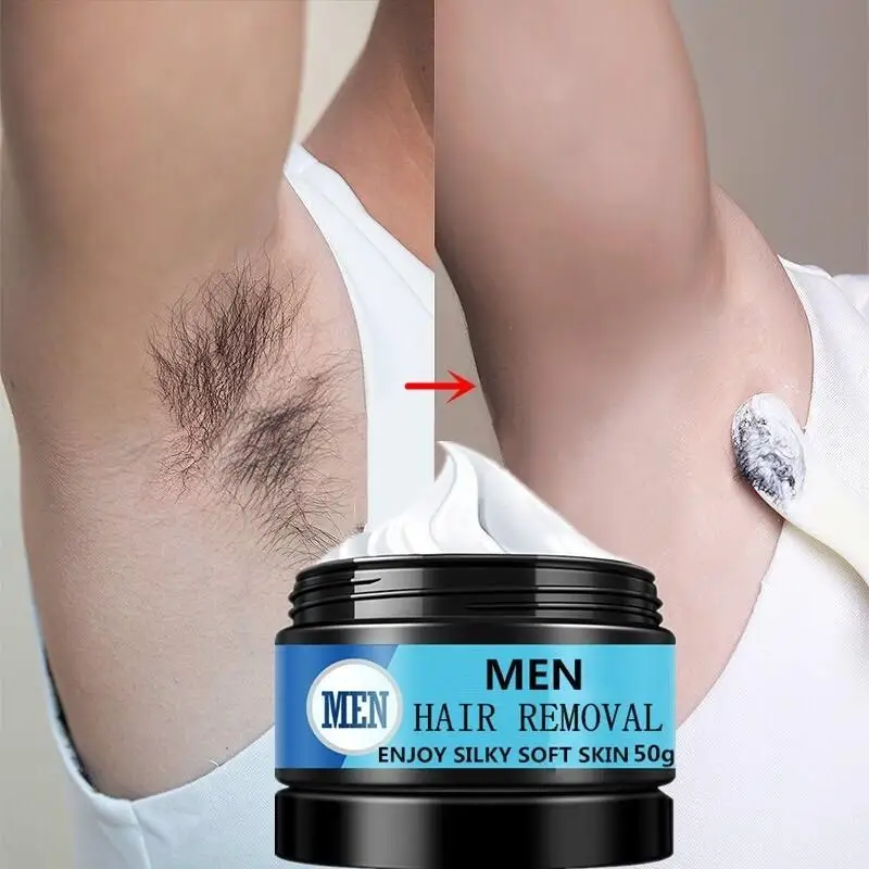 

Professional Male Hair Removal Cream, Gentle and Non-marking, Can Remove The Whole Body, Armpits, Legs, Facial Beard