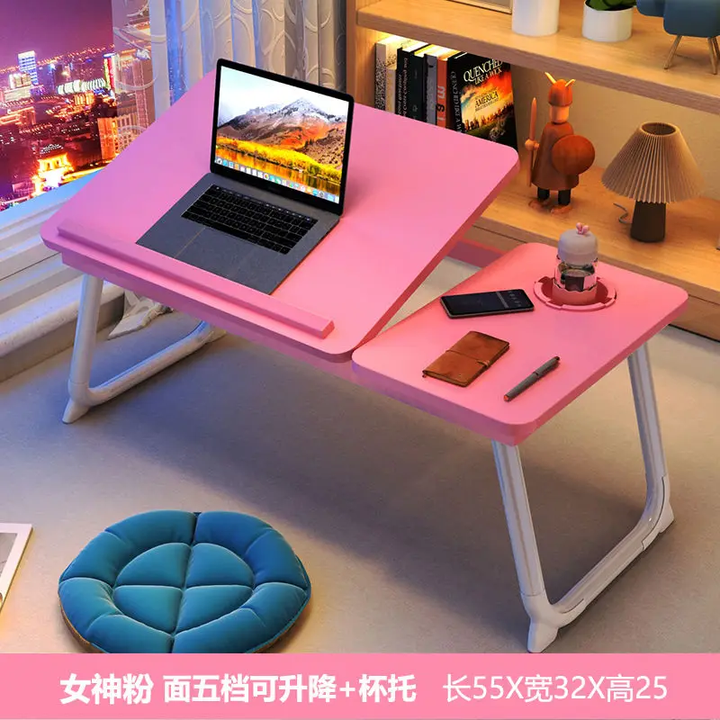 Study Read Small Table Folding Table Bed Desk Laptop Table Dining Table Lazy Folding Small Table Desk Table Computer Desks