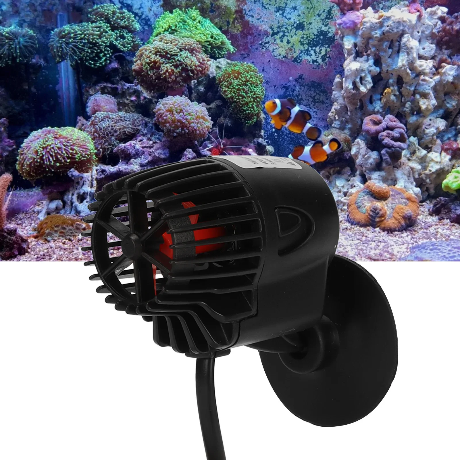 

Aquarium Wave Maker Circulation Pump 360 Degree Adjustable Prevent Reversal 3 in 1 Wave Pump for Fish Tanks UK plug