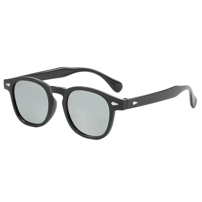 Vintage Oval Classic 4 Small Ding Stylish Decorative Sunglasses for Men and Women image 2
