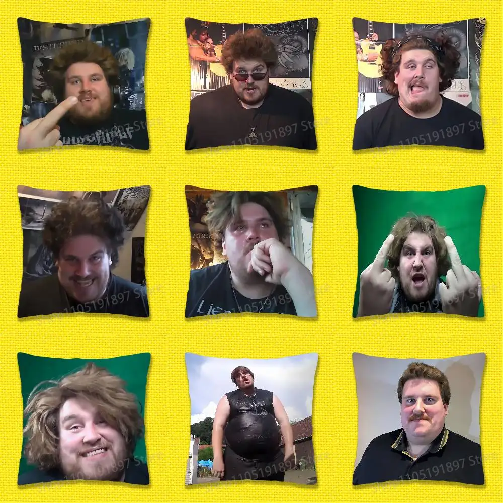 

D-Drachenlord Rainer Winkler Throw Pillow Case For 50cm 40cm 55cm 45cm 30cm Square Bedroom Pillowcase Cover