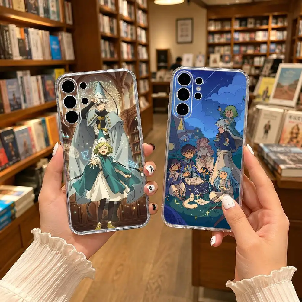 Magic anime W-Witch Hat Atelier Phone Case For Samsung S25,S24,S21,S22,S21,S20,S10,S9Ultra,Plus,Fe,Lite Transparent Cover