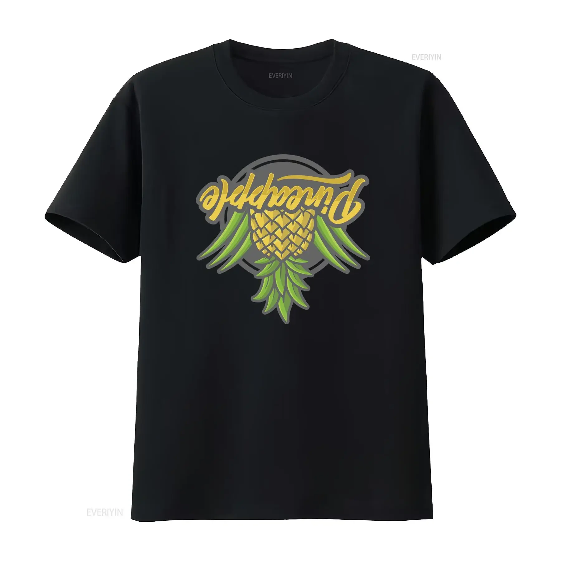Upside Down Pineapple Swinger T Shirt Playful Symbol Of Inverted Indulgence vintage Washed Stretched Casual Stylish streetwear
