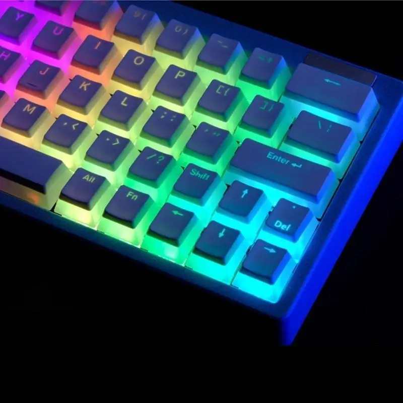 Y1UB 129 Keys Keycap OEM Profile Double Shot PBT Backlit Keycap for Mx Switch