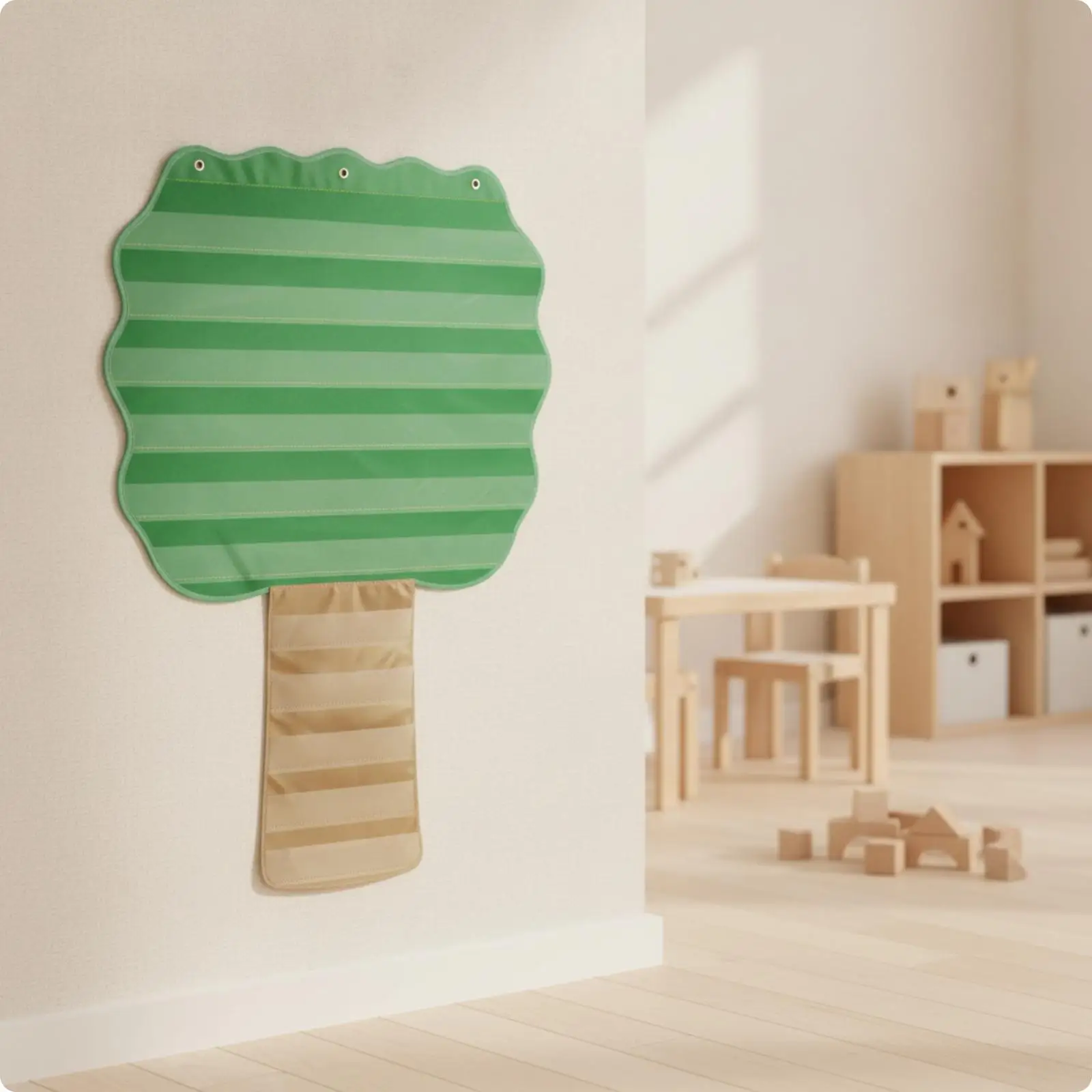 Fruit-Shaped Hanging Pocket Chart Versatile Fruit Shaped Pocket Chart Teaching Tool for Teachers, Kids, Alphabet Training
