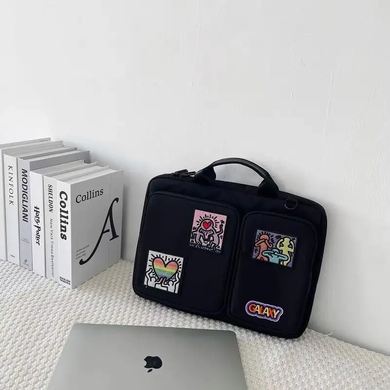 Cute Laptop Bag 13.3 14 15 15.6 16 Inch Large Capacity Laptop Case Shockproof Briefcase For Lenovo/HP/Dell/Asus/Samsung