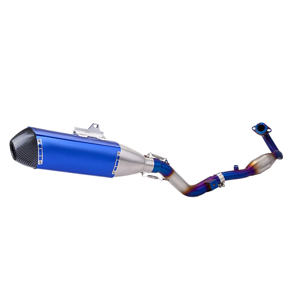 

Комплект выхлопной системы для мотоцикла Slip-On из нержавеющей стали с теплозащитным экраном, новый, в наличии